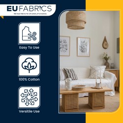 Lightweight Calico Fabric - 150cm Wide Cotton | EU Fabrics