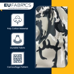 Poly Cotton Drill Camouflage Fabric