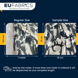 Poly Cotton Drill Camouflage Fabric