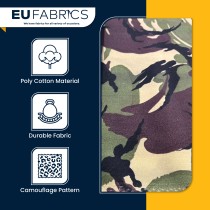 Poly Cotton Drill Camouflage Fabric