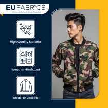 Poly Cotton Drill Camouflage Fabric