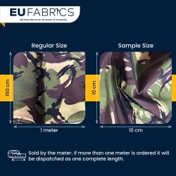 Poly Cotton Drill Camouflage Fabric