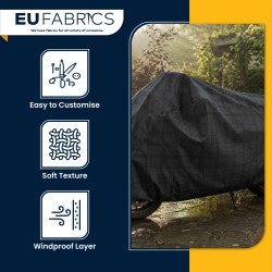 Waterproof Waxed Cotton Fabric Check Pattern