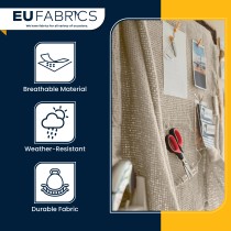 Frost Hessian Fabric - Open Weave 100cm Wide