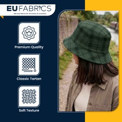 Waterproof Cotton Canvas Fabric Tartan Check