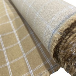 To Clear Check Upholstery Fabric (per roll)