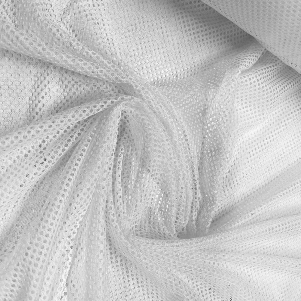 Clearance Airtex Net Stretch Polyester Fabric Wide