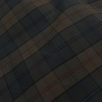 Dry Waxed Tartan Cotton Fabric P200