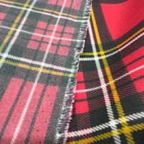 Dry Waxed Tartan Cotton Fabric P200