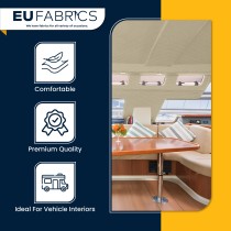 Car Headliner Fabric 2MM Foam Backed Ivory