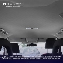 Car Headliner Fabric 2MM Foam Backed Ivory