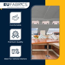 Car Headliner Fabric 2MM Foam Backed Ivory