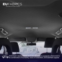 Car Headliner Fabric 2MM Foam Backed Ivory