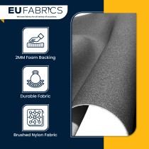 Car Headliner Fabric 2MM Foam Backed Ivory