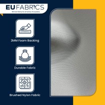 Car Headliner Fabric 2MM Foam Backed Light Grey