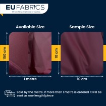 SilkWax Waxed Cotton Fabric, Wine