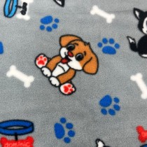 Fleece Material Kids Print Design Fabric