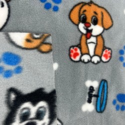 Fleece Material Kids Print Design Fabric