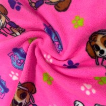 Fleece Material Kids Print Design Fabric
