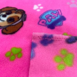Fleece Material Kids Print Design Fabric