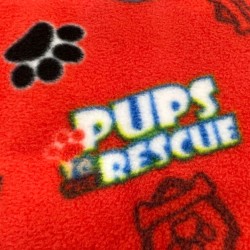 Fleece Material Kids Print Design Fabric