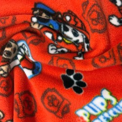 Fleece Material Kids Print Design Fabric