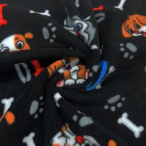 Fleece Material Kids Print Design Fabric