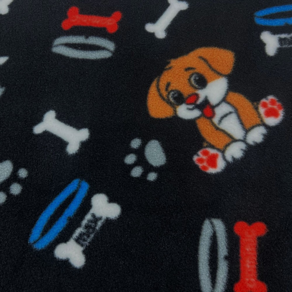 Fleece Material Kids Print Design Fabric
