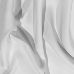 White Polyester Dress Fabric