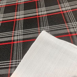 Foam Backed Tartan Fabric Auto Headliner