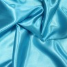 Satin Dress Fabric Turquoise