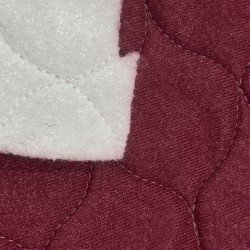 Quilted Fabric With 2mm Felt Wadding