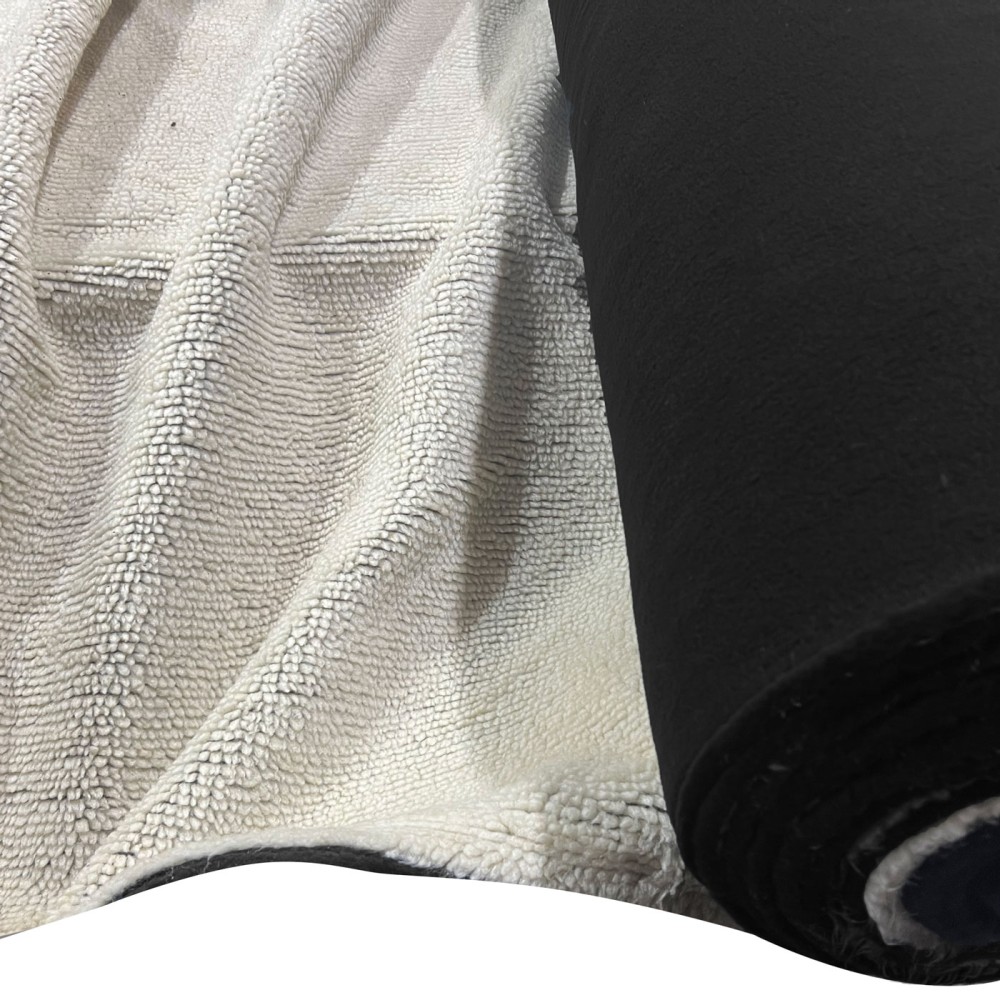 Fleece Fabric with Sherpa Backing Material