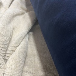 Fleece Fabric with Sherpa Backing Material