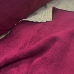 Fleece Fabric with Sherpa Backing Material