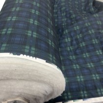 Quilted Tartan Fabric