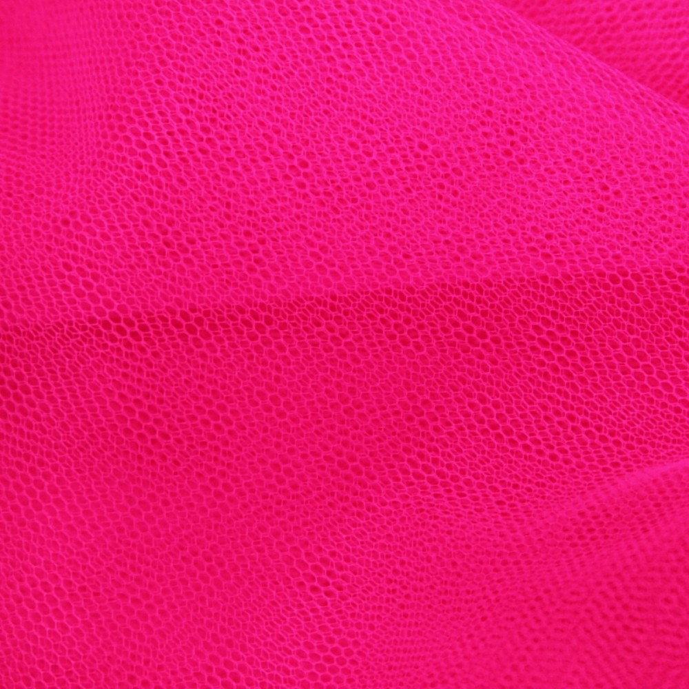 Dress Net Flo Cerise 006