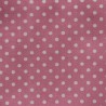 Polycotton Fabric Polka Dots Pink