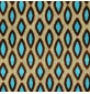 Designer Upholstery Fabric Aqua Leaf