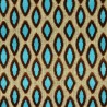 Designer Upholstery Fabric Aqua Leaf