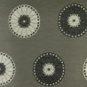 Designer Upholstery Fabric Charcoal Blossom
