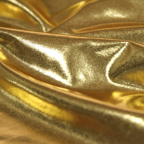 Matallic Lycra Gold