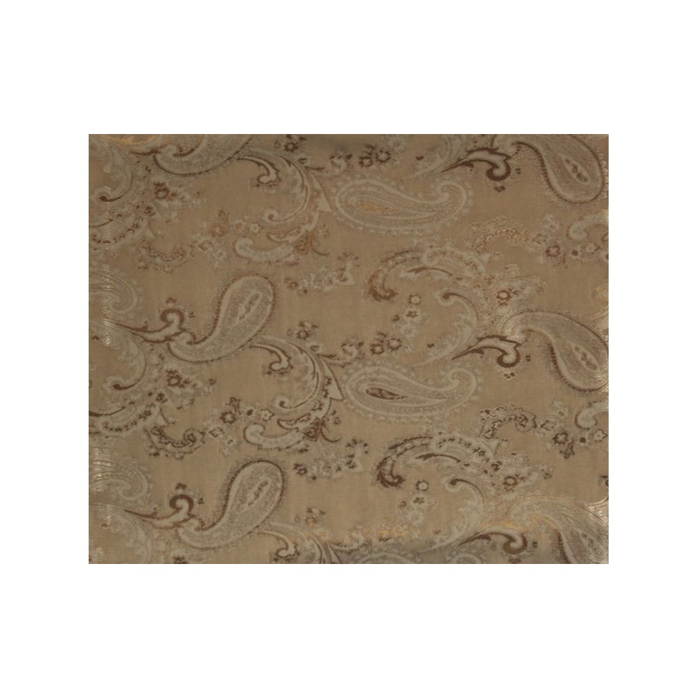 Paisley Jacquard Lining Fabric Fawn 3