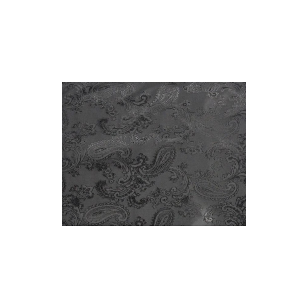 Paisley Jacquard Lining Fabric Grey 15
