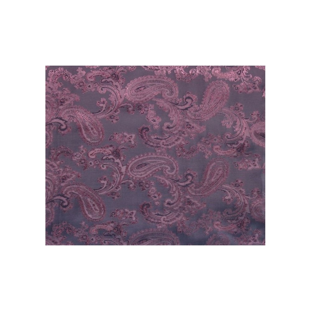 Paisley Jacquard Lining Fabric Red Purple 11