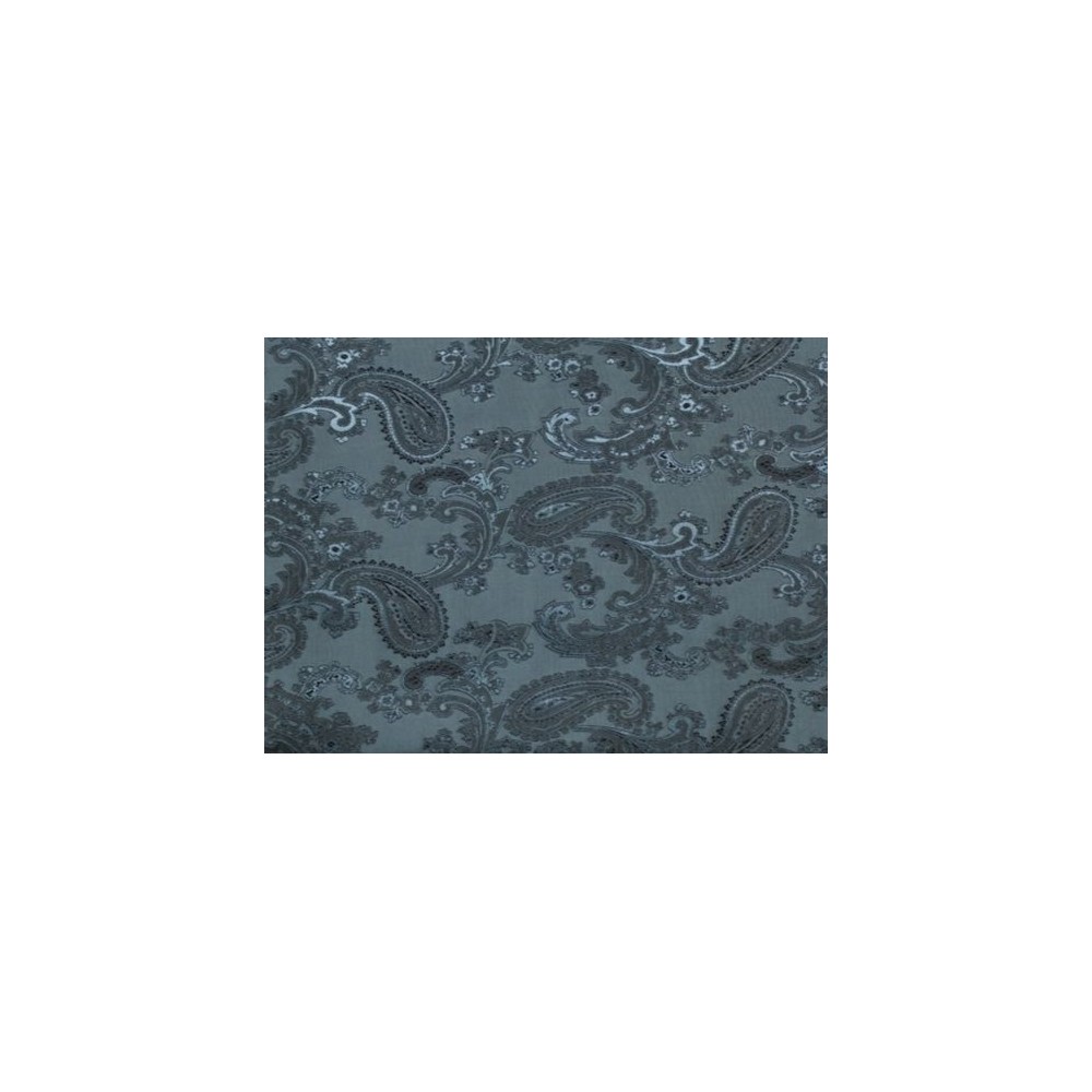Paisley Jacquard Lining Fabric Teal 7