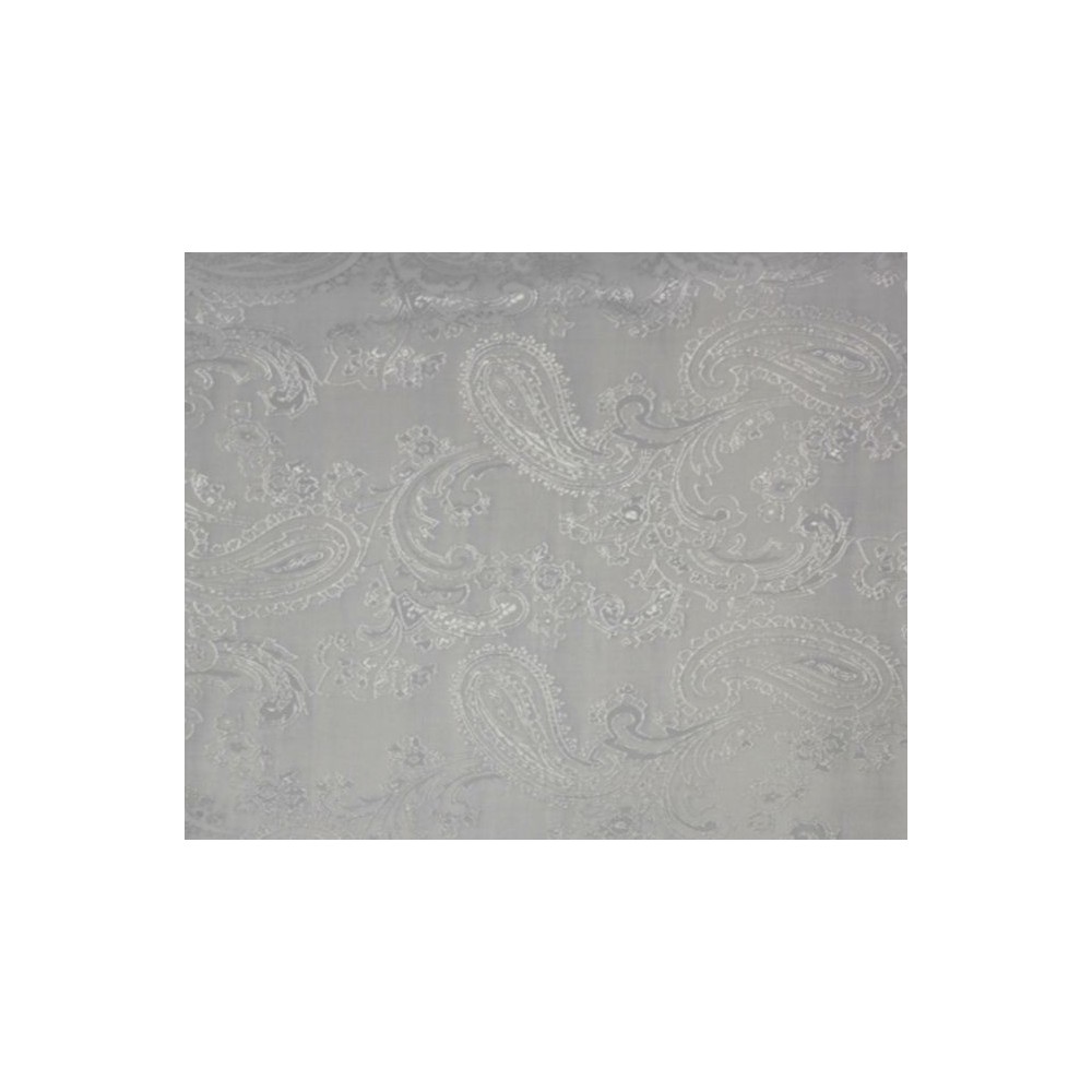 Paisley Jacquard Lining Fabric White
