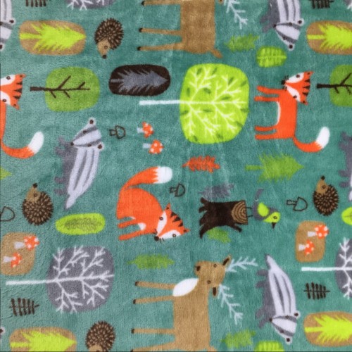 Cuddle Fleece Fabric Green