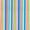 Polycotton print – Stripes Turq