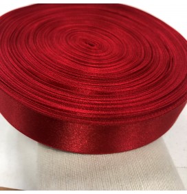 1 Inch (25mm) Red Double Faced Satin Ribbon 40 meters